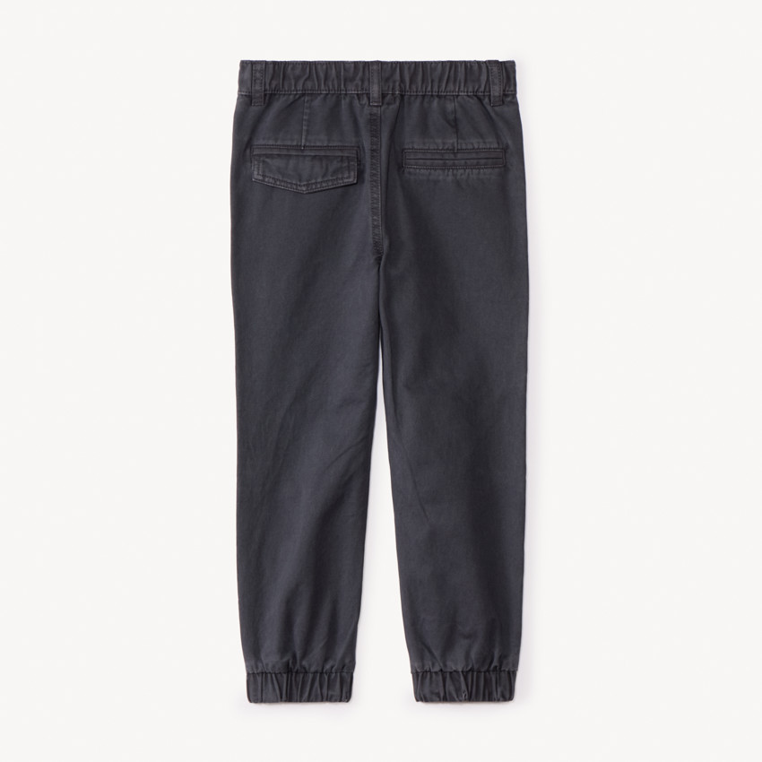 Jean inspiration cargo uni gris pour garçon  