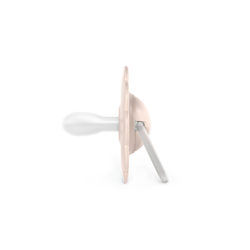 Chupete tetina fisiológica silicona SX PRO Wonder 0-6M Rosa claro 