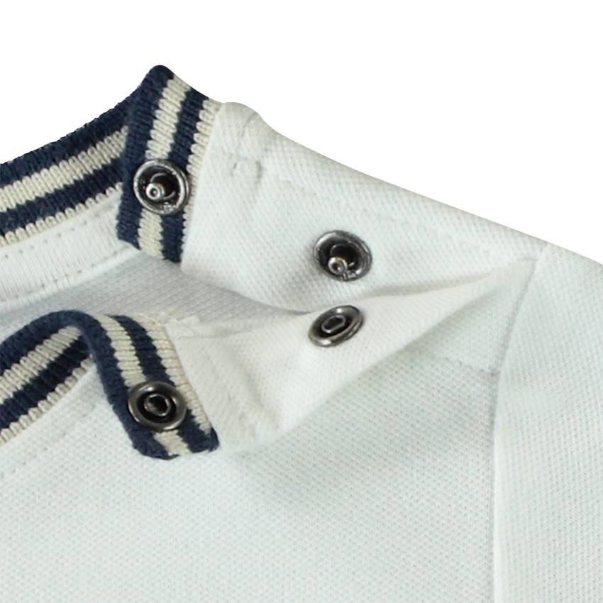 T-shirt manches longues esprit polo pour bébé garçon 