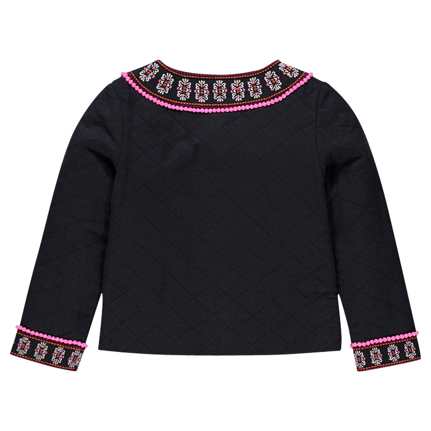 Chaqueta acolchadas con espigas con bordado 