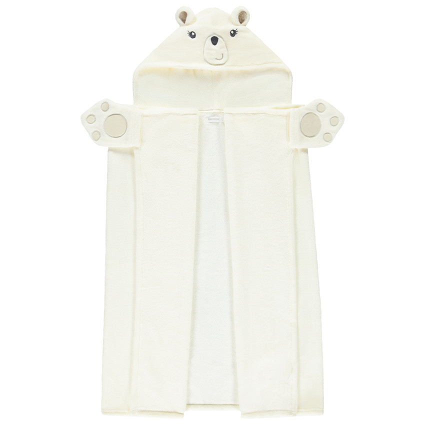 Plaid lúdico con capucha de oso polar en sherpa para niño  Additional Plaid lúdico con capucha de oso polar en sherpa para niño
