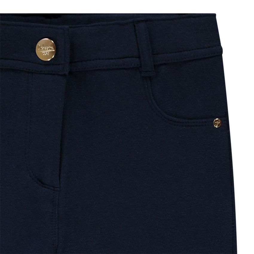 Pantalón de felpa liso niña 