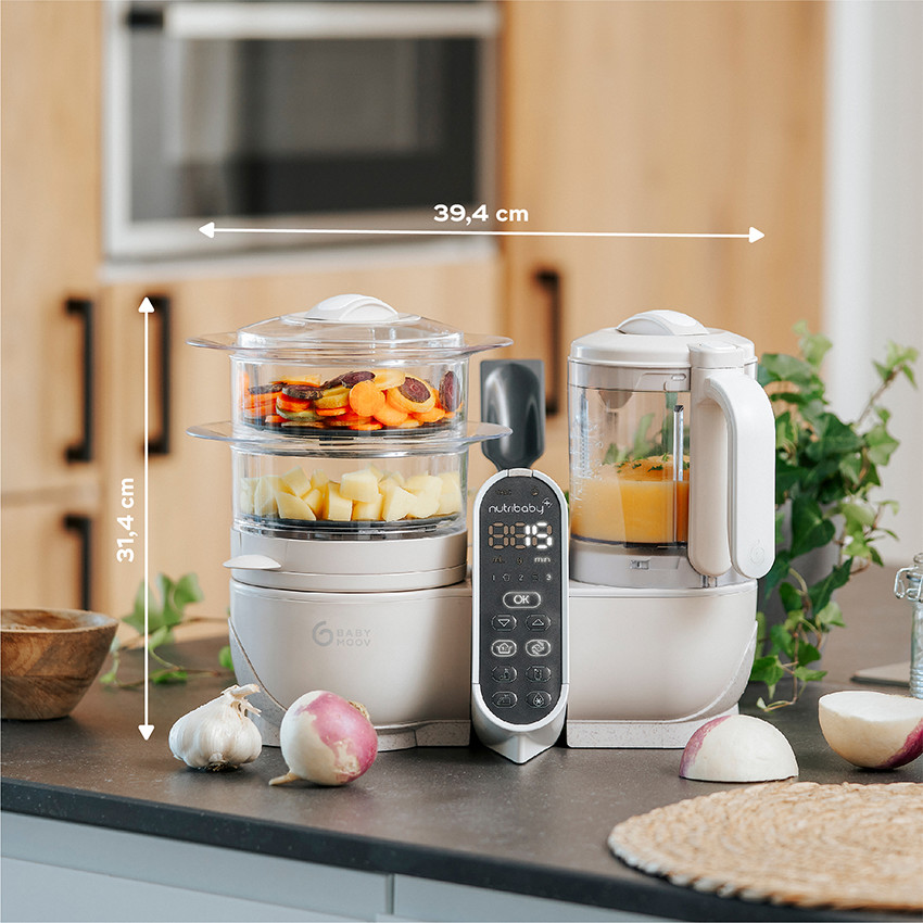 Robot de cocina para bebés 6 en 1 NutriBaby+  Beige 