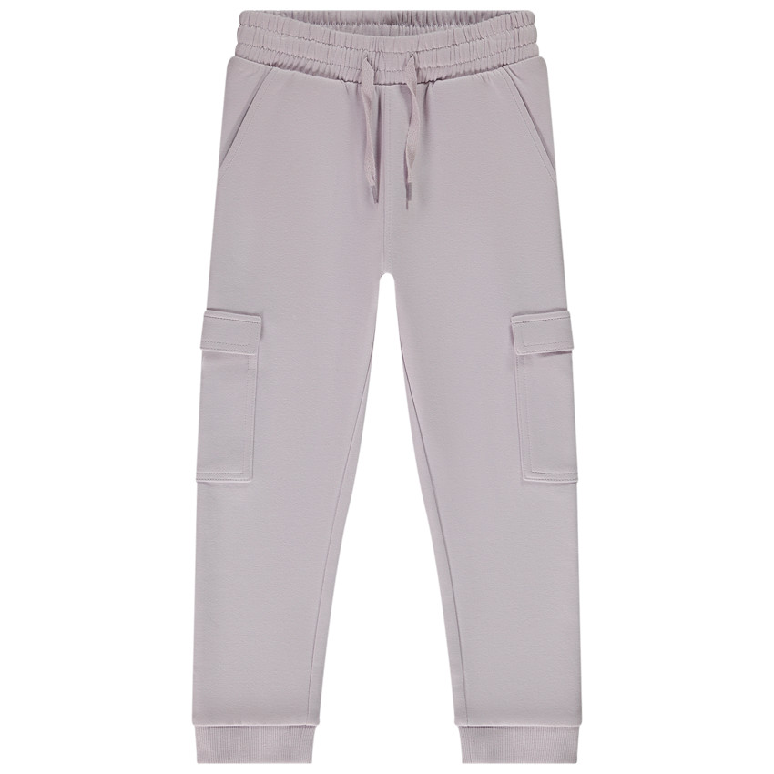 Jogging liso estilo cargo para niña 