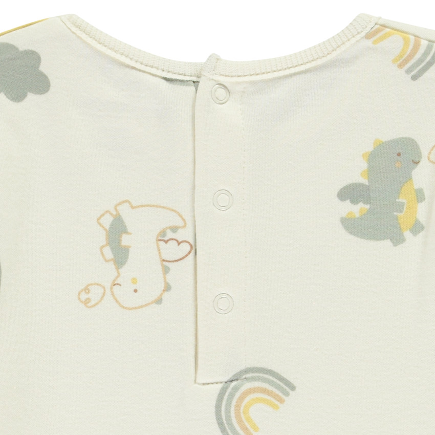 Pack de 2 pijamas de bebé niño con estampado divertido y acabados variados según la edad. 