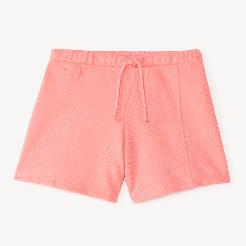 Short liso de punto jersey otomán niña 