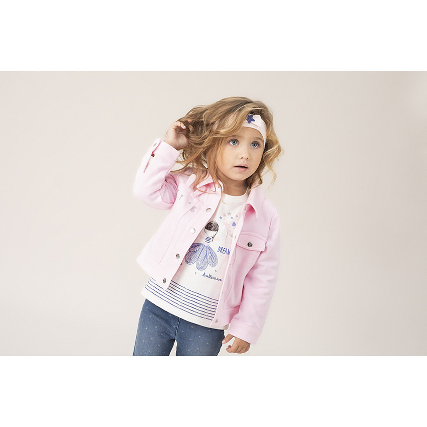 Chaqueta de felpa con bolsillo con solapa y botones a presión  Additional Chaqueta de felpa con bolsillo con solapa y botones a presión