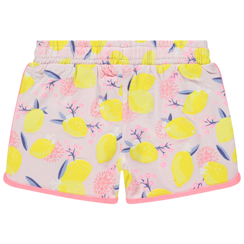 Short de jersey para niña con estampado y cintura elástica 