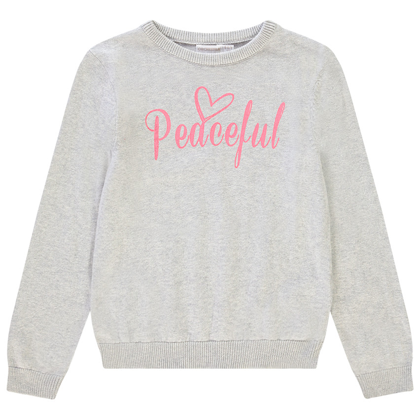 Jersey de punto print mensaje  Additional Jersey de punto print mensaje