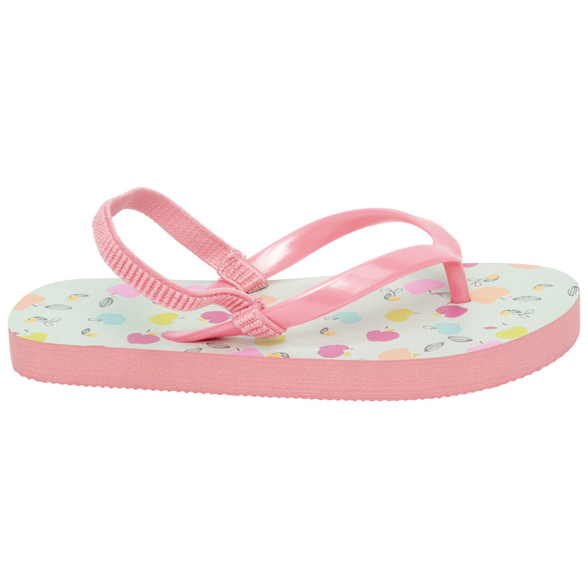 Tongs impresas de manzanas para niña con tira según la edad  Additional Tongs impresas de manzanas para niña con tira según la edad