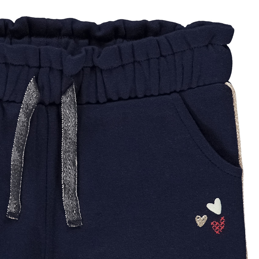 Ensemble 2 pièces sweat et jogging print coeurs pour bébé fille 