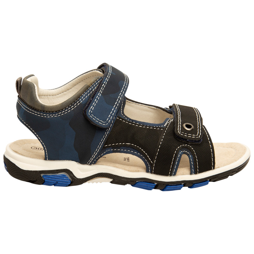 Sandalias de velcro con efecto camuflaje niño 
