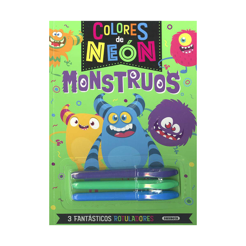 Libro para colorear – Monstruos +3 años 