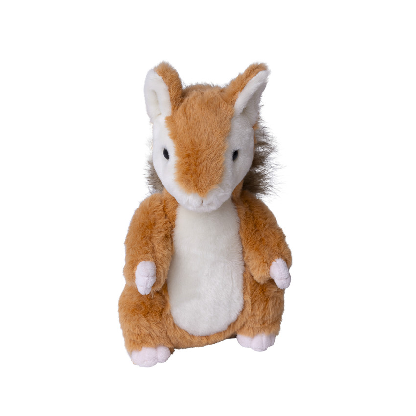 Peluche ardilla 25 cm marrón 