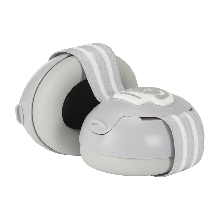 Casque anti-bruit pour bébé gris 