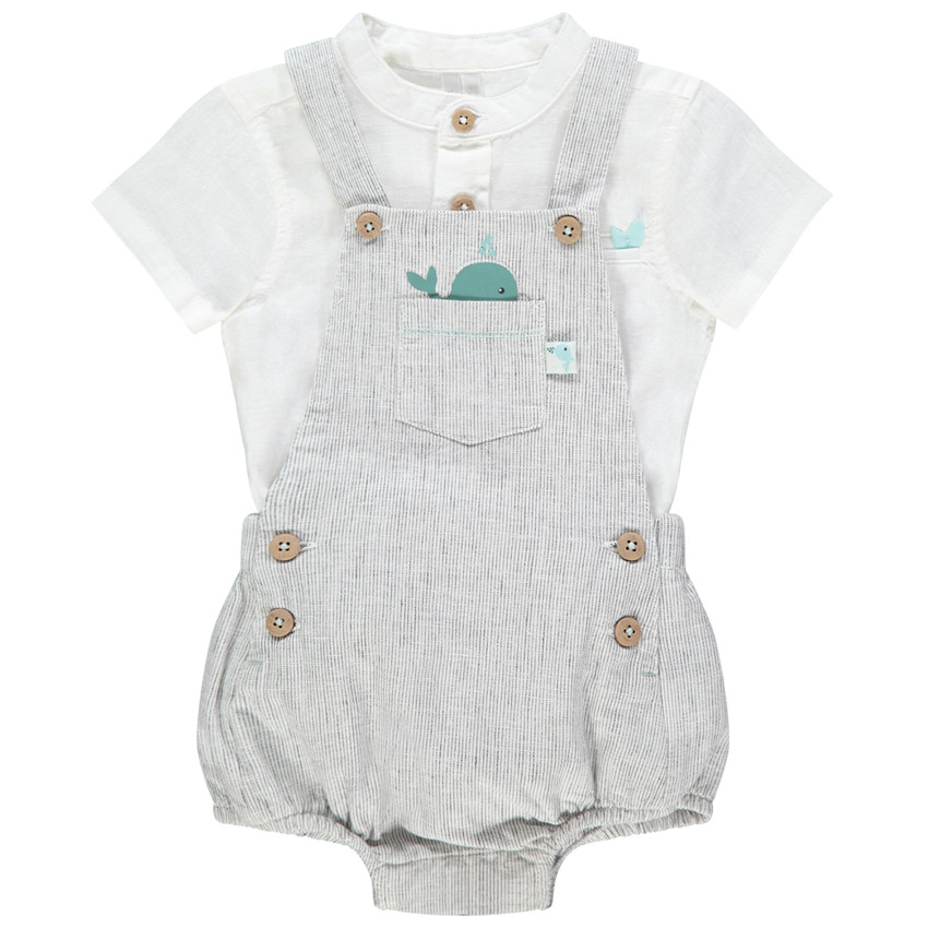 Conjunto con pichi corto y camiseta 