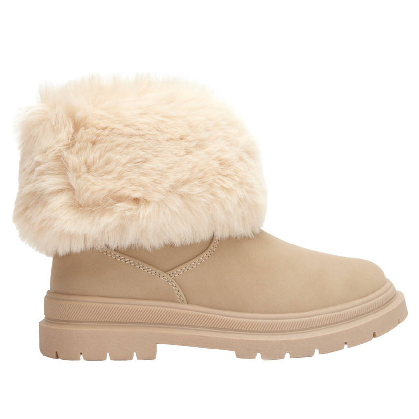 Bottines zippées et fourrées pour fille 