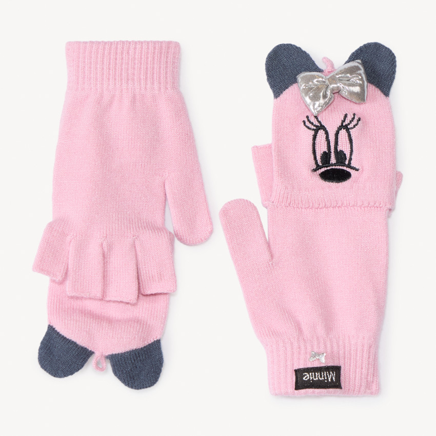 Paire de moufles 2 en 1 Minnie Disney pour fille 