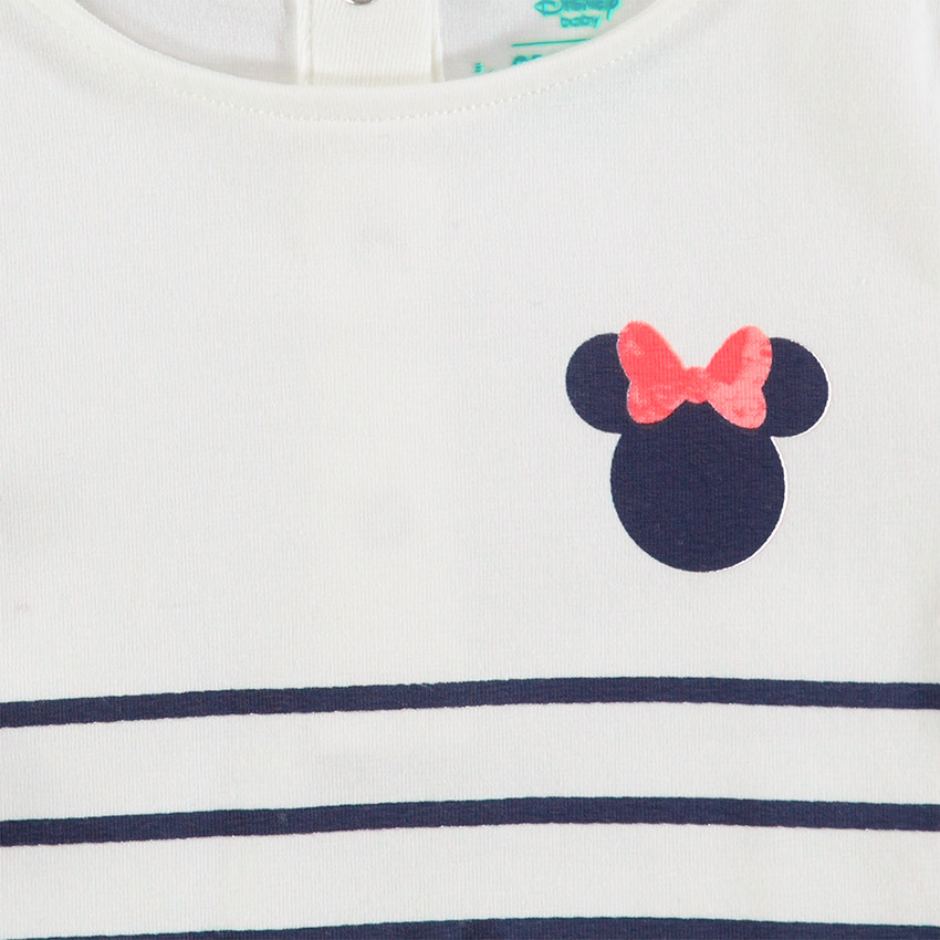 Marinera de punto con estampado de Minnie ©Disney y rayas estampadas  