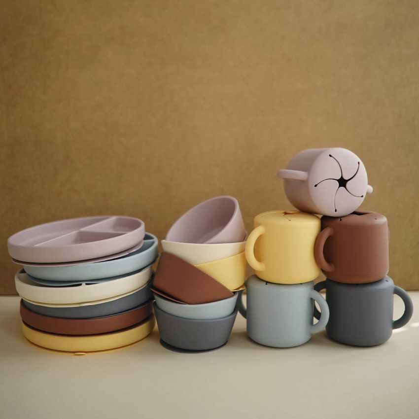 BOL CON VENTOSA SOLID POWDER BLUE 12x12x5 CM 