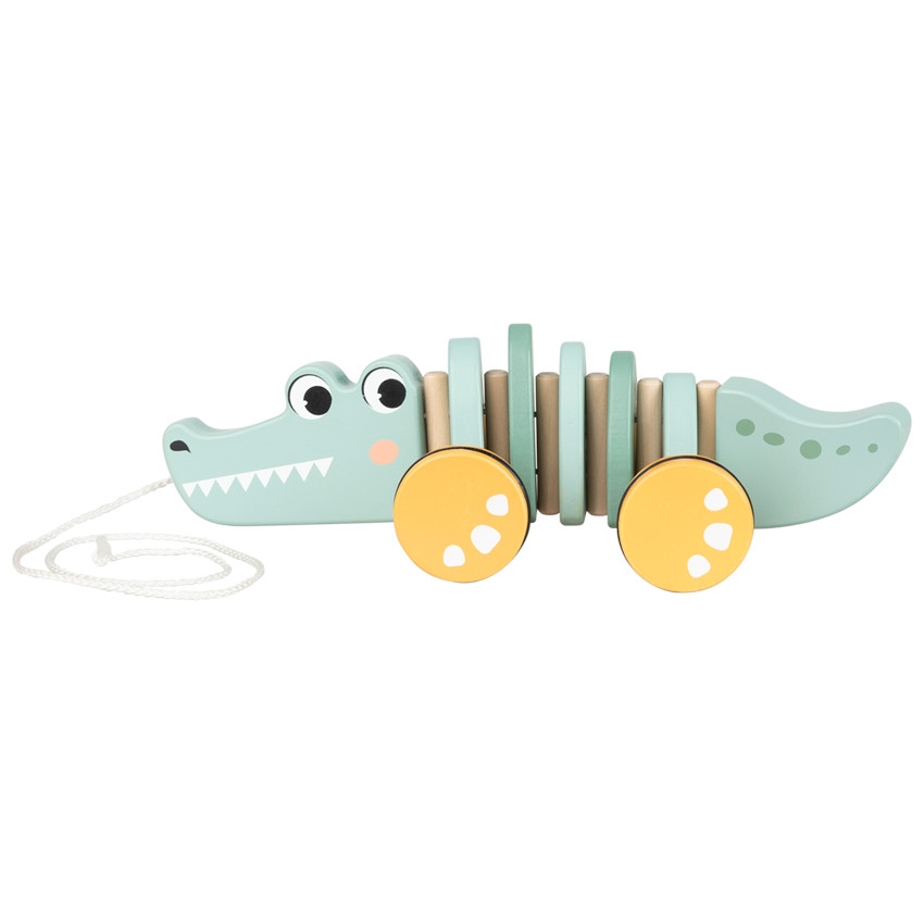 Crocodile à tirer - Multicolore Main Crocodile à tirer - Multicolore