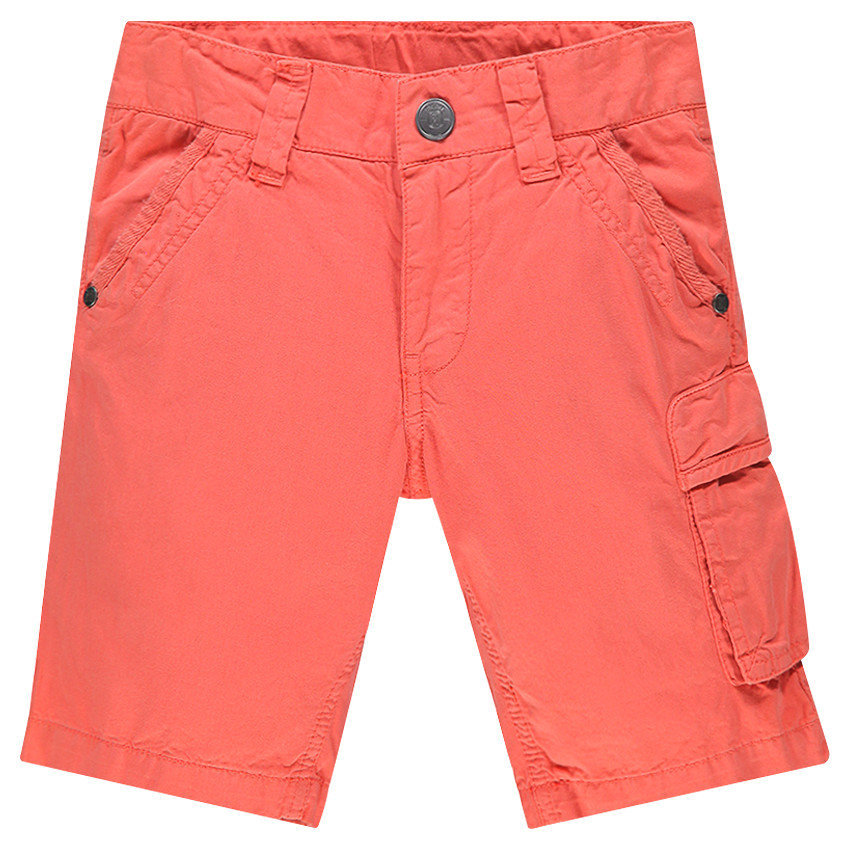 Bermuda de color liso con bolsillos 