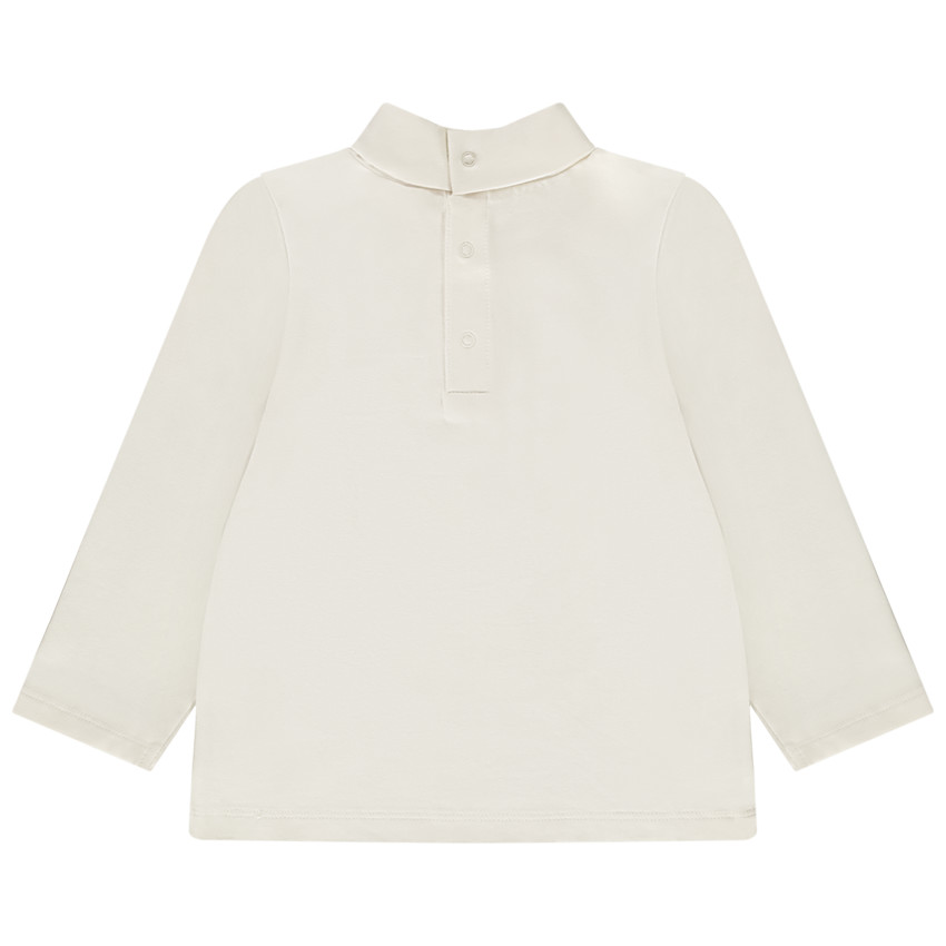 Sous pull col roul print fantaisie pour b b gar on