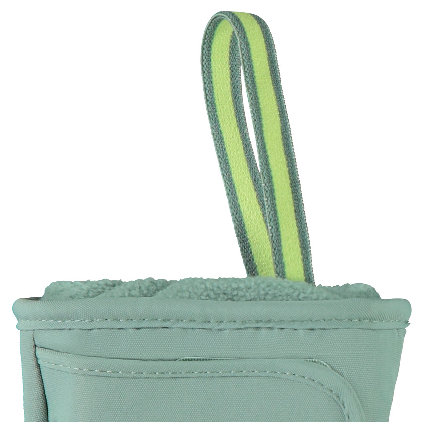 Guantes de esquí forrados con detalle de similcuero para niño 