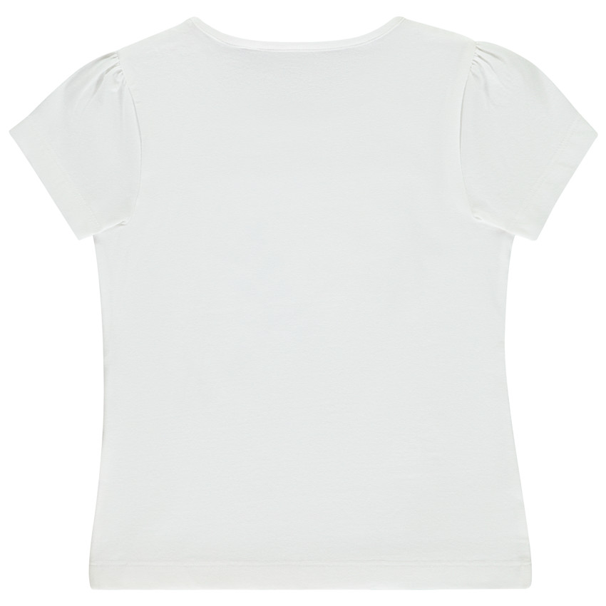 Camiseta de manga corta print fantasía para niña 