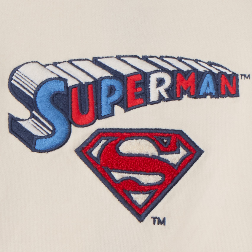 Chaleco teddy efecto color block Superman Warner para bebé niño 