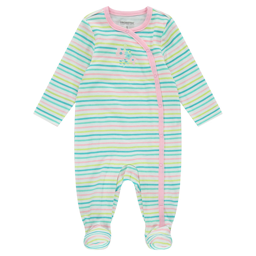 Juego de 2 pijamas de punto liso con estampado de lechuza  Additional Juego de 2 pijamas de punto liso con estampado de lechuza