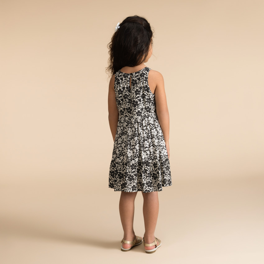 Vestido sin mangas estampado Hibiscus para niña  Additional Vestido sin mangas estampado Hibiscus para niña