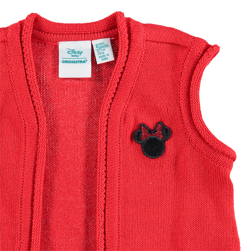 Conjunto de 3 piezas con túnica estampada all over, chaqueta y leggings Minnie Disney 