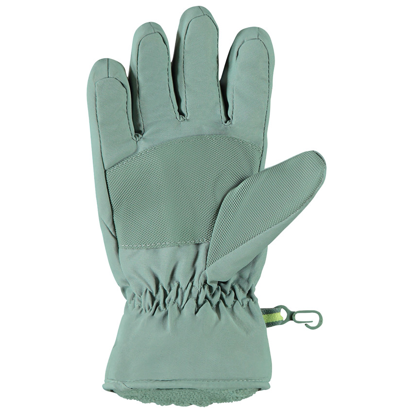 Guantes de esquí forrados con detalle de similcuero para niño 