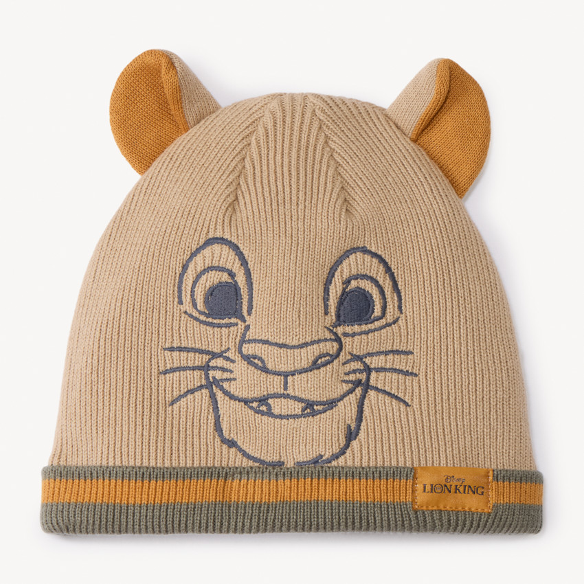 Bonnet ludique Simba Disney en tricot pour bébé garçon 