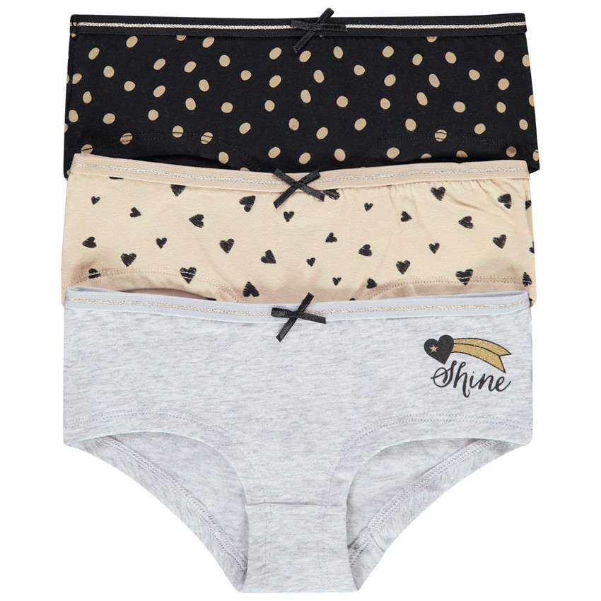 Pack de 3 shorties estampado fantasía Main Pack de 3 shorties estampado fantasía