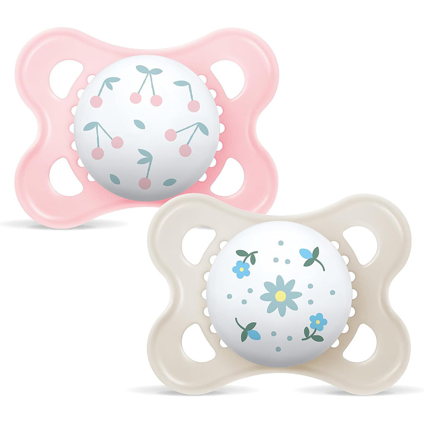 Chupete silicona Original 0-6M Pack 2 uds (modelo aleatorio) - Rosa 