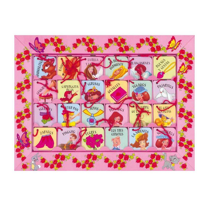 Libro Tesoros de princesas 24 minilibritos +3 años 