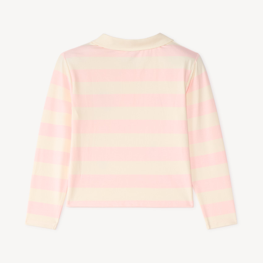 Polo de niña de manga larga con parche de Hello Kitty 