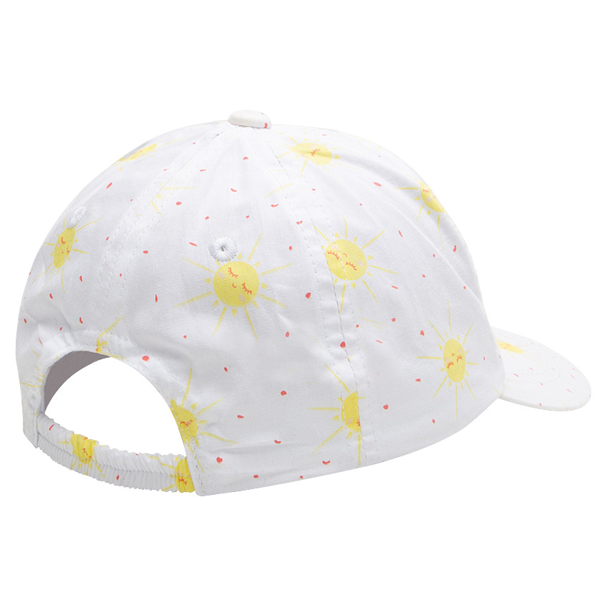 Visera de algodón con estampado all over y sol bordado  Additional Visera de algodón con estampado all over y sol bordado