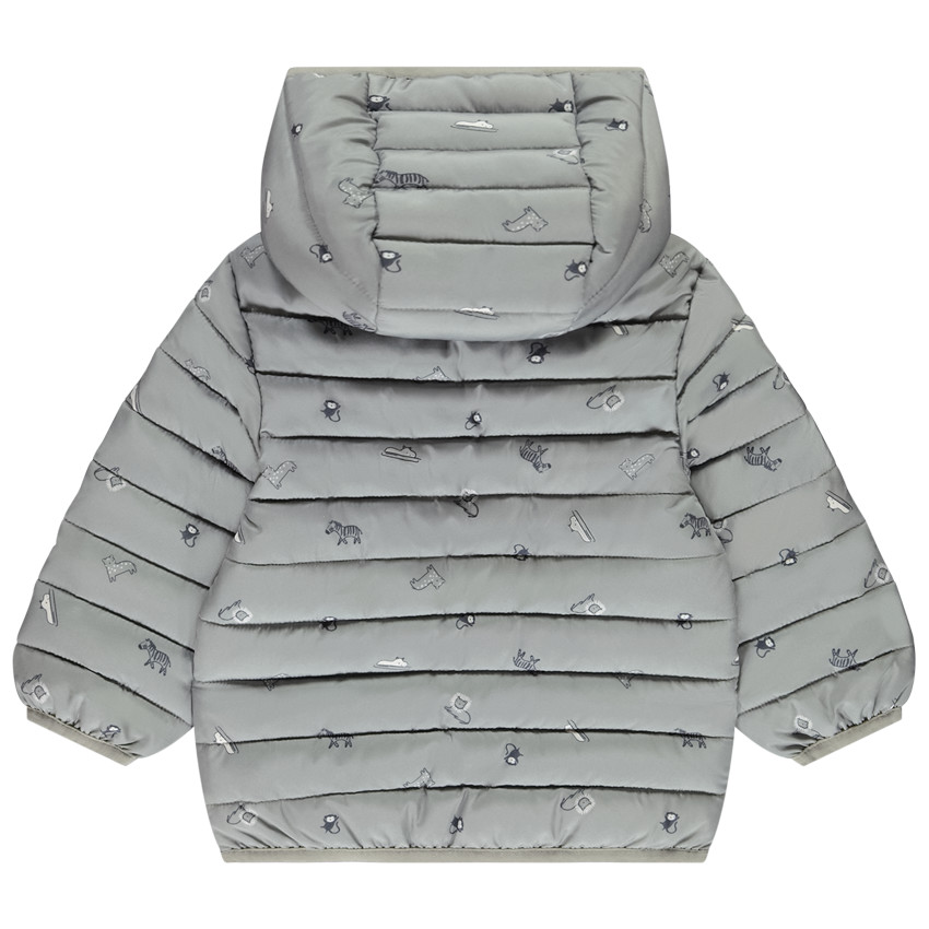 Chaleco acolchado estampado safari para bebé niño 