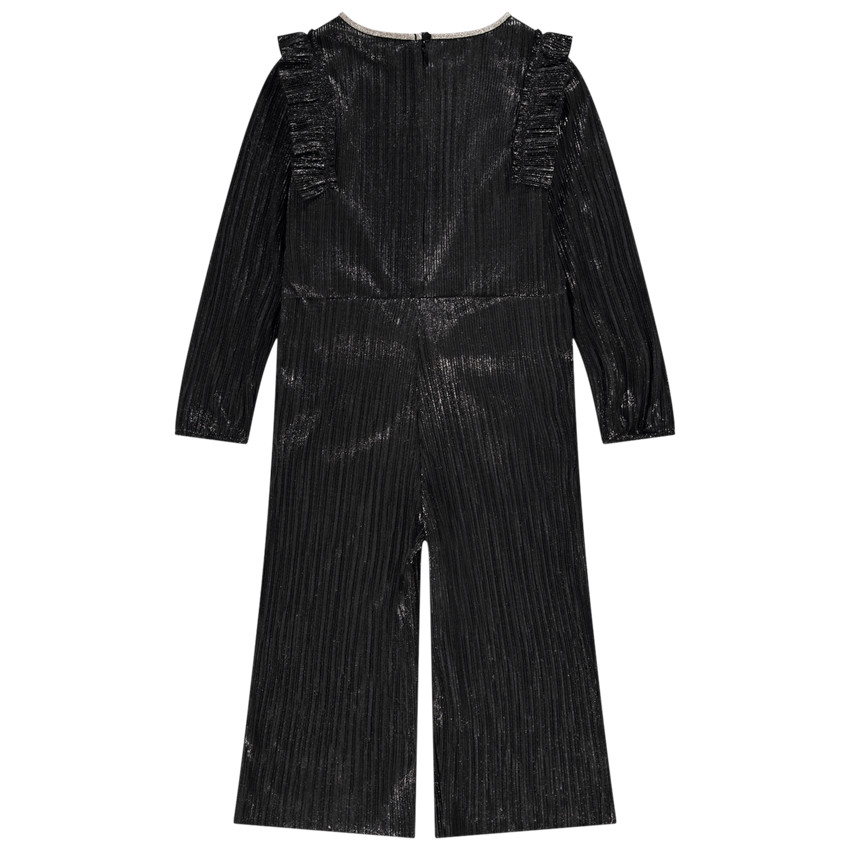 Mono largo con efecto irisado y cinturón para atar para niña 