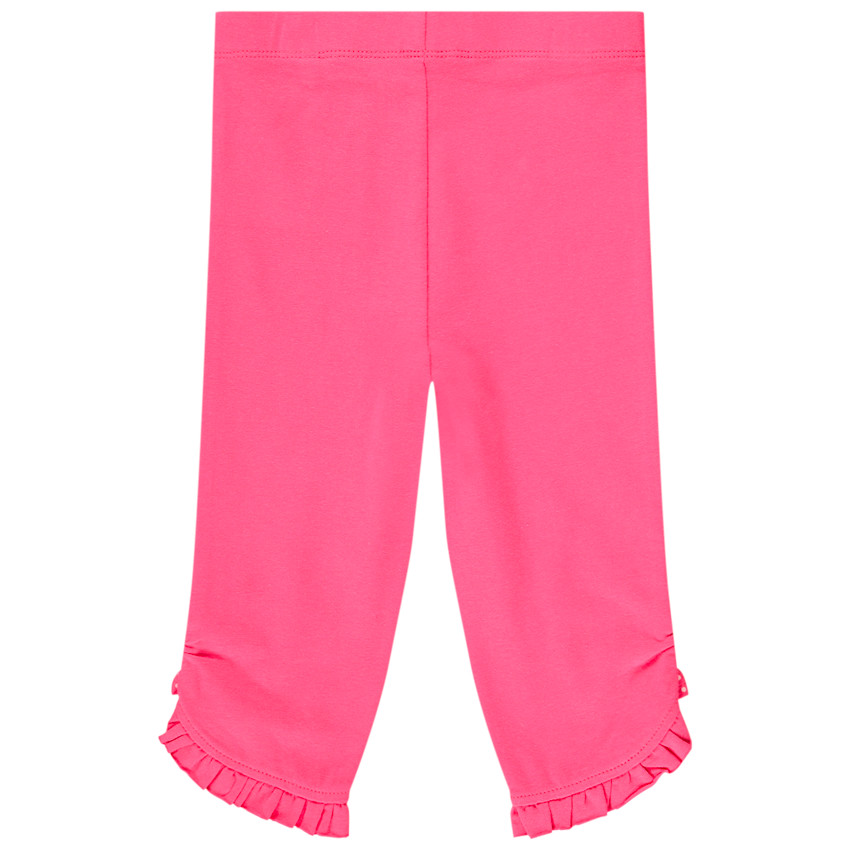 Pantalones corsarios lisos con nudos decorativos para bebé niña  Additional Pantalones corsarios lisos con nudos decorativos para bebé niña