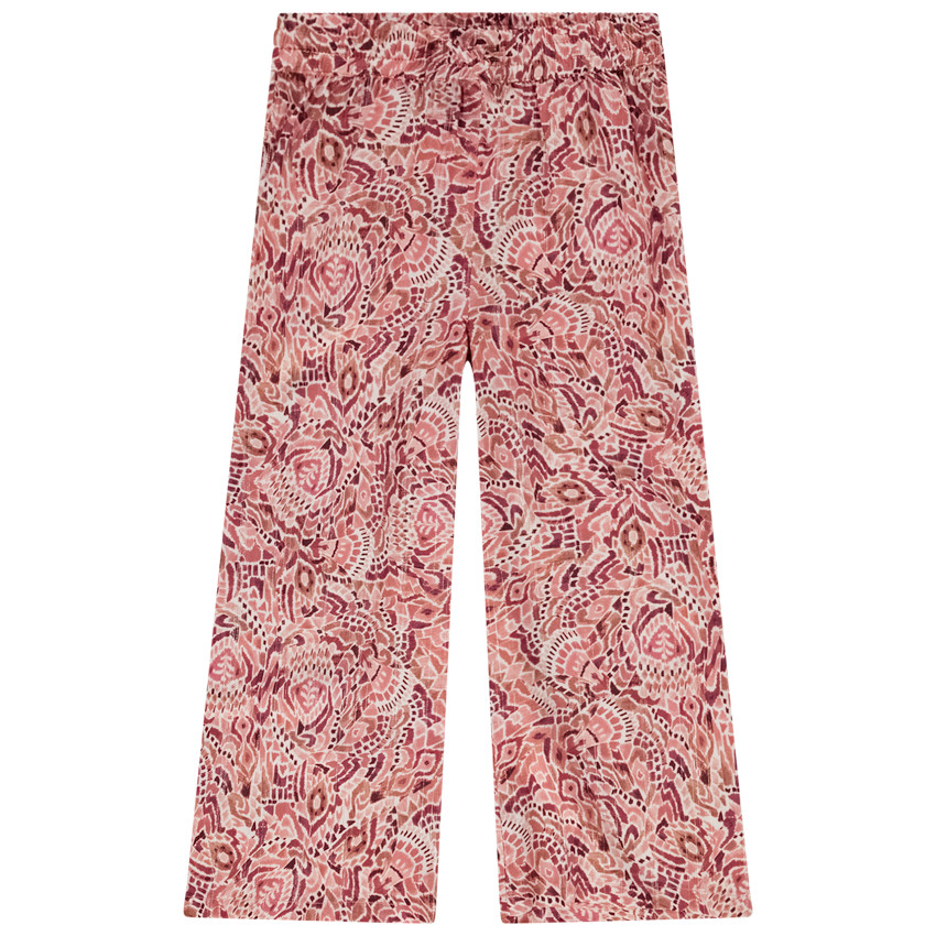 Pantalón fluido estampado bohemio para niña 