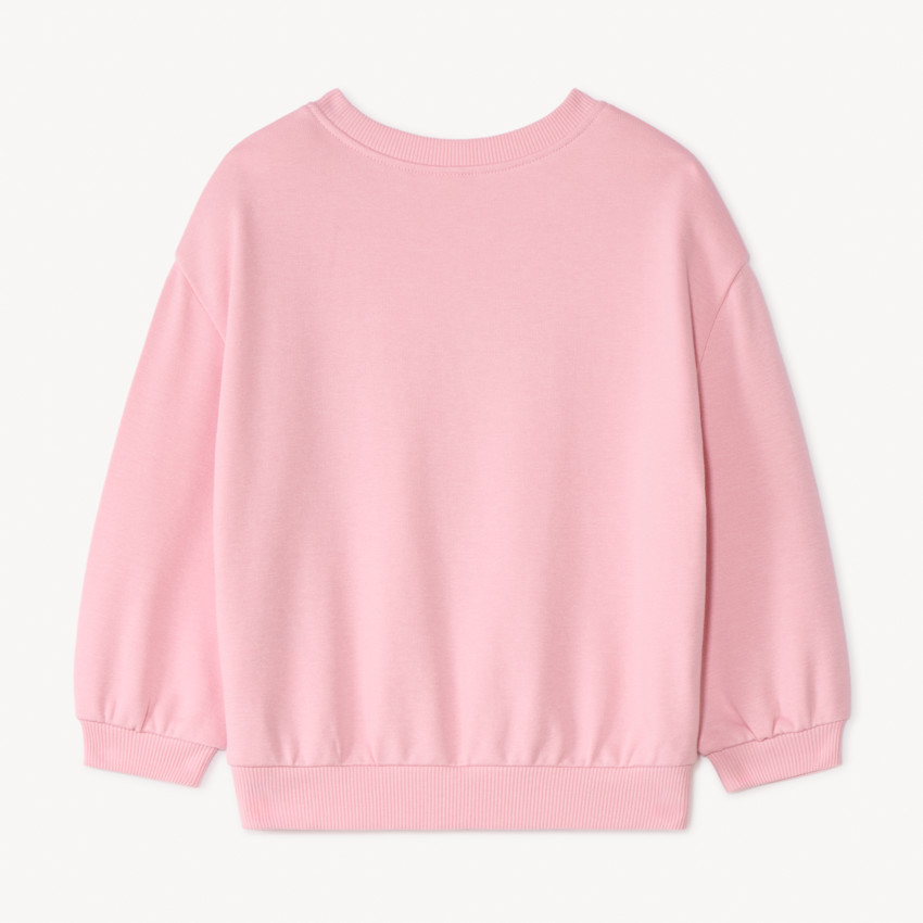 Sudadera de felpa oversize con parches de bucle para bebé niña 