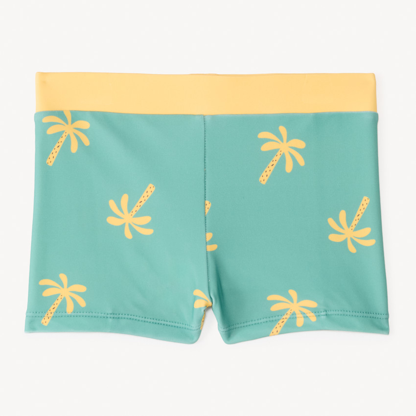 Bañador tipo boxer con estampado de palmeras para bebé niño 