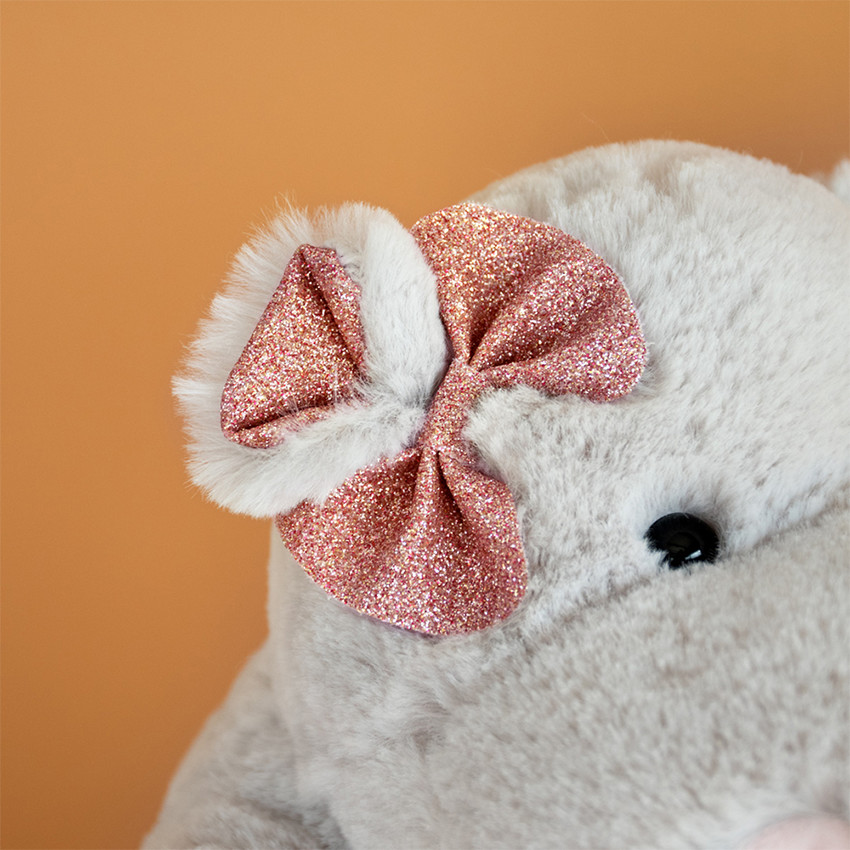 Peluche hippopotame Hippo Girly 25 cm 