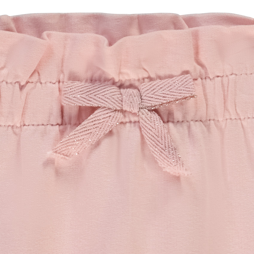 Jogging de felpa con cintura volante para bebé niña 