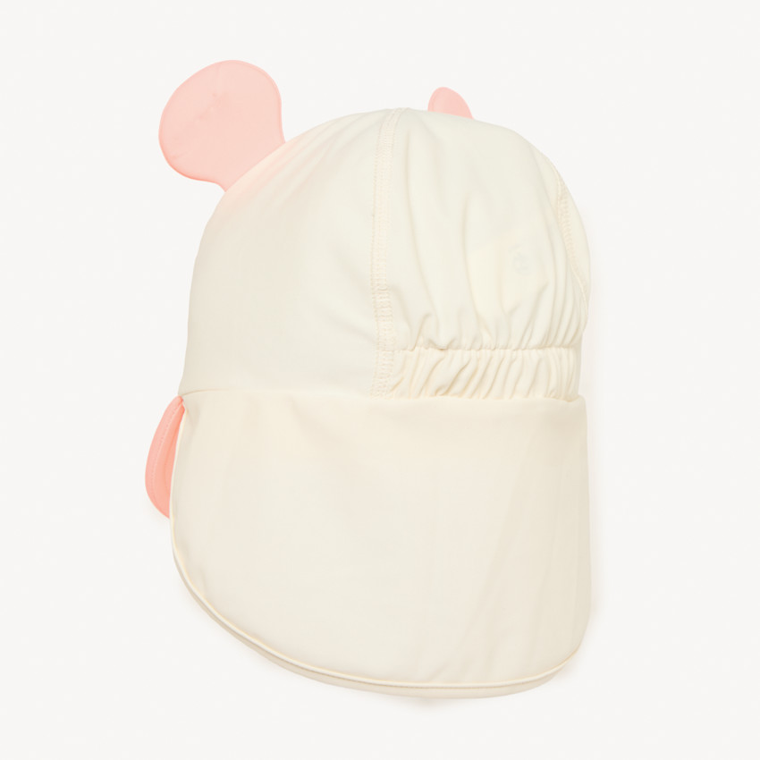 Gorra sahariana anti-UV con orejas Minnie Disney 3D para niña bebé. 