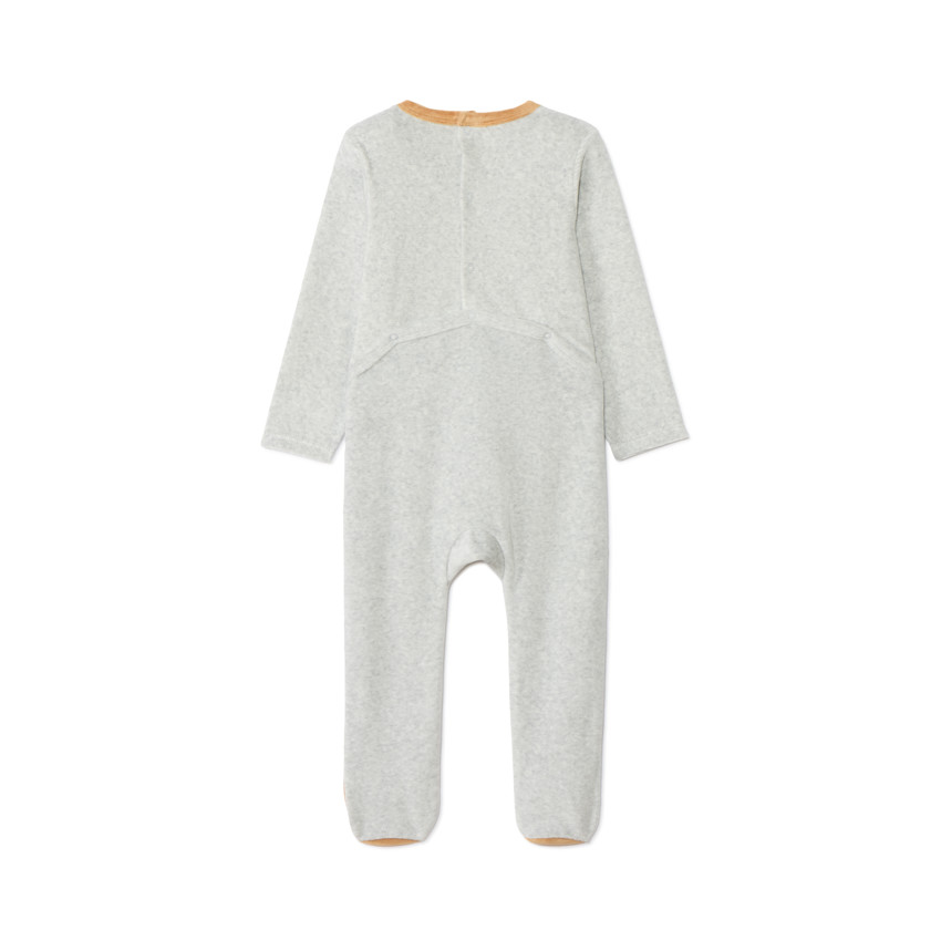 Pelele de terciopelo con diseño fantasía para bebé niño 